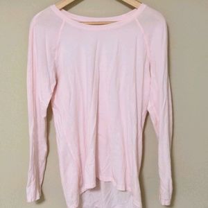 Lululemon light pink long sleeve top
